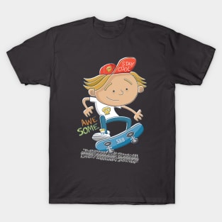 Awesome Skater Dude T-Shirt